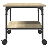Printer Stand 2-Tier Sonoma Oak 50x40x38 cm Engineered Wood 842282