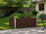 Raised Garden Bed Black 100 x 80 x 55 cm cold-rolled steel 8006385