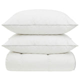 90% Goose Down Duvet Set FULDA 3 pcs 155 x 220 cm All Seasons 3442691