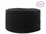 Rope Black 1.4 x 1.4 x 10000 cm Cotton 42011819