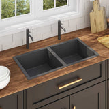 Handmade Kitchen Sink Black Stainless Steel 51523