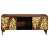 Coffee Table Honey Brown 100 x 54 x 40 cm Solid Mango Wood 4018748