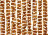 Insect Curtain Ochre and White 100x220 cm Chenille 325459