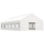 Gazebo with Roof White 13.38x5.88x3.75 m Polyethylene 3155498