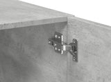 Highboard Concrete Grey 80x42.5x249 cm Engineered Wood 3281367