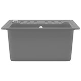 Granite Kitchen Sink Single Basin Grey 142953