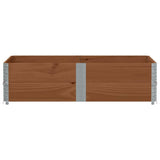 Garden Planter Brown 150x100 cm Solid Wood Pine 3295418