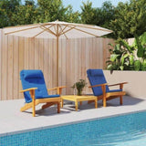 Chair Cushions Plain 2 pcs Blue 58 x 77 x 4.5 cm Oxford Fabric 361840