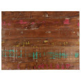 Table Top 90x70x3.8 cm Rectangular Solid Wood Reclaimed 371140