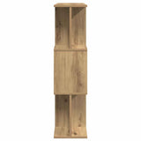 Book Cabinet Artisan Oak 80x24x96 cm Engineered Wood 855773