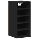 Shoe Cabinets 2 pcs Black 31.5x35x70 cm Engineered Wood 808984