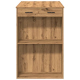 Bar Table Artisian Oak 102x70x103.5 cm Engineered Wood 3309329