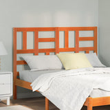 Bed Headboard Wax Brown 145.5 x 4 x 104 cm Solid Pine Wood 867397