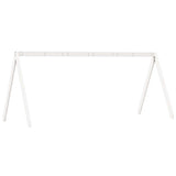 Kids' Bed Roof White 199x80.5x88 cm Solid Wood Pine 846956