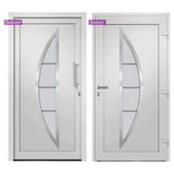 ZNTS Front Door White 98x208 cm 279208