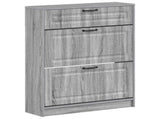 Shoe Cabinet UTRECHT 78 x 24 x 100 cm Engineered Wood 897761