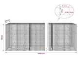 Gabion with 3.5 mm Wire and 5x5 cm Mesh 1200x50x150 cm 3462378