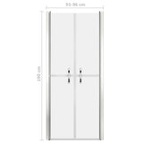 ZNTS Shower Door Frosted ESG 96x190 cm 148797