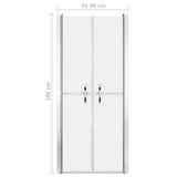 148797 Shower Door Frosted ESG 96x190 cm