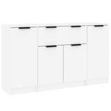 Sideboards 3 pcs White Engineered Wood 3115828
