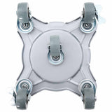 Furniture Rollers 4 pcs with Lifter 15.5x15.5x5.5 cm Steel 1000 kg 42002559