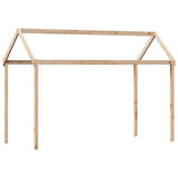 Kids' Bed Roof 217x95.5x159 cm Solid Wood Pine 846958