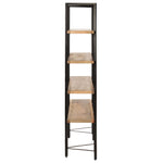 4-Tier Bookcase 160x35x160 cm Solid Mango Wood 286603
