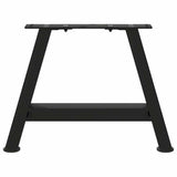 Coffee Table Legs A-Shaped 2 pcs Black 50x cm Steel 4012816
