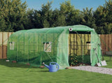 Greenhouse with Steel Frame Green 8 m 4x2x2 m 3188017