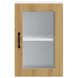 Kitchen Wall Cabinet with Glass Door Porto Artisan Oak 854016