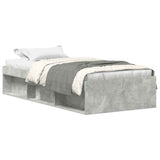 Bed Frame without Mattress Concrete Grey 90x200 cm 3203827