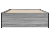 Bed Frame Grey Sonoma 80 x 200 cm Engineered Wood 8009098