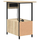 Bedside Cabinet Sonoma Oak 60 x 30 x 61 cm Engineered Wood 859596