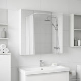 Bathroom Mirror Cabinet White 70 x 14.5 x 70 cm Engineered wood 889087
