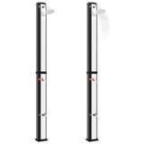 Outdoor Solar Shower with Shower Head and Faucet 35 L 92941