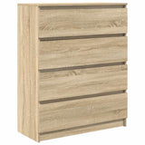 Sideboard Sonoma Oak 80x35x99 cm Engineered Wood 3328482
