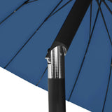 Garden Parasol with Aluminium Pole 270 cm Azure Blue 47311
