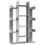 Book Cabinet Grey Sonoma 86x25.5x140 cm Engineered Wood 816003