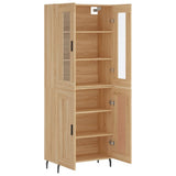 Highboard Sonoma Oak 69,5x34x180 cm Engineered Wood 3198356