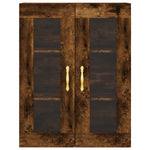 Wall Mounted Cabinets 2 pcs Smoked Oak Engineered Wood 3197926