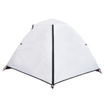 ZNTS Camping Tent Dome 2-Person White Blackout Fabric Waterproof 94326