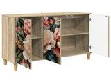Sideboard BORNE Sonoma 102 x 33 x 75 cm Engineered Wood 8006956