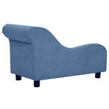 Dog Sofa with Pillow Blue 83x44x44 cm Plush 171104