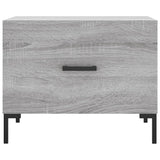 Coffee Tables 2 pcs Grey Sonoma 50x50x40 cm Engineered Wood 829409