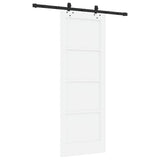 Sliding Door ORKDAL White 73.5 x 198.5 cm Solid Pine Wood 3333607