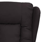 Massage Chair Black Faux Leather 339075