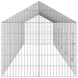 Rabbit Cage Silver 600 x 78 x 78 cm Galvanised Steel 42019235