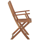 Outdoor Chair Set of 8 Natural wood Solid acacia wood Standard 3074937