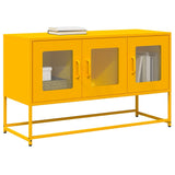 ZNTS TV Cabinet Mustard Yellow 100.5x39x60.5 cm Cold-rolled Steel 853341