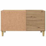 Record Cabinet Artisan Oak 84.5x38x48 cm Engineered Wood 857164